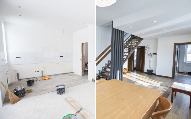 rénovation de loft à paris – séjour cathédrale et verrière atelier